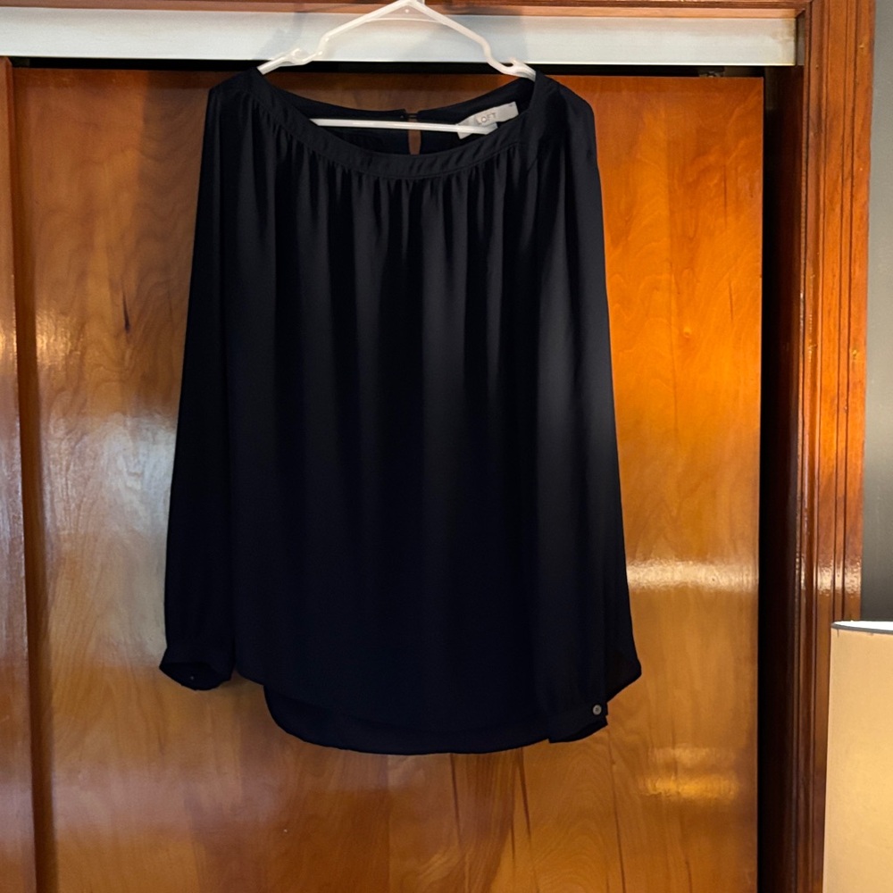 LOFT Midnight Blue Blouse